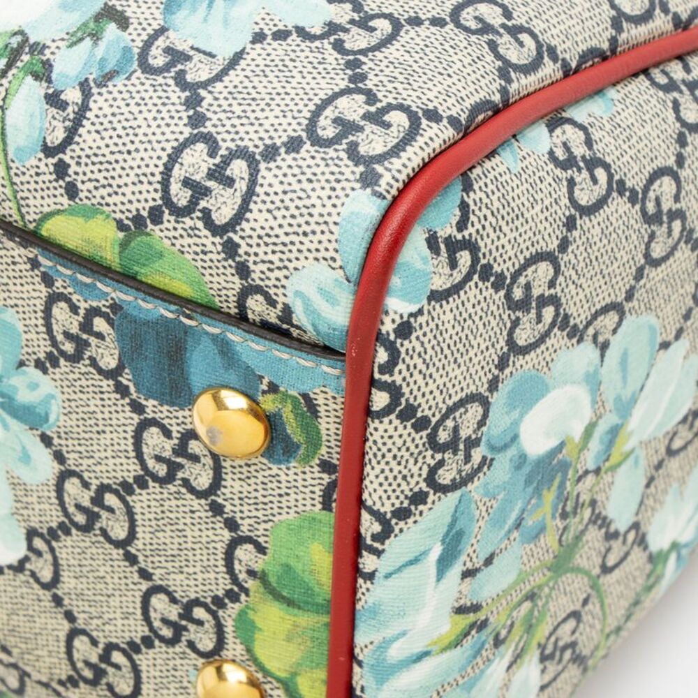 Gucci GG Supreme Blooms Small Satchel - Picture 13 of 14